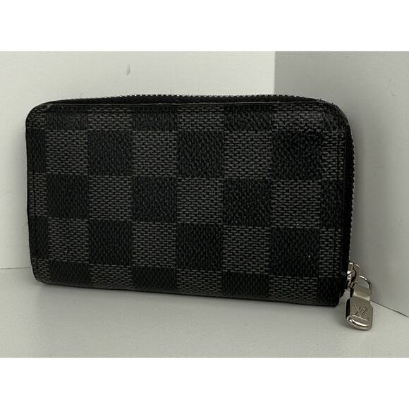Louis Vuitton Zippy Coin Purse Vertical Damier Graphite - Picture 1 of 9
